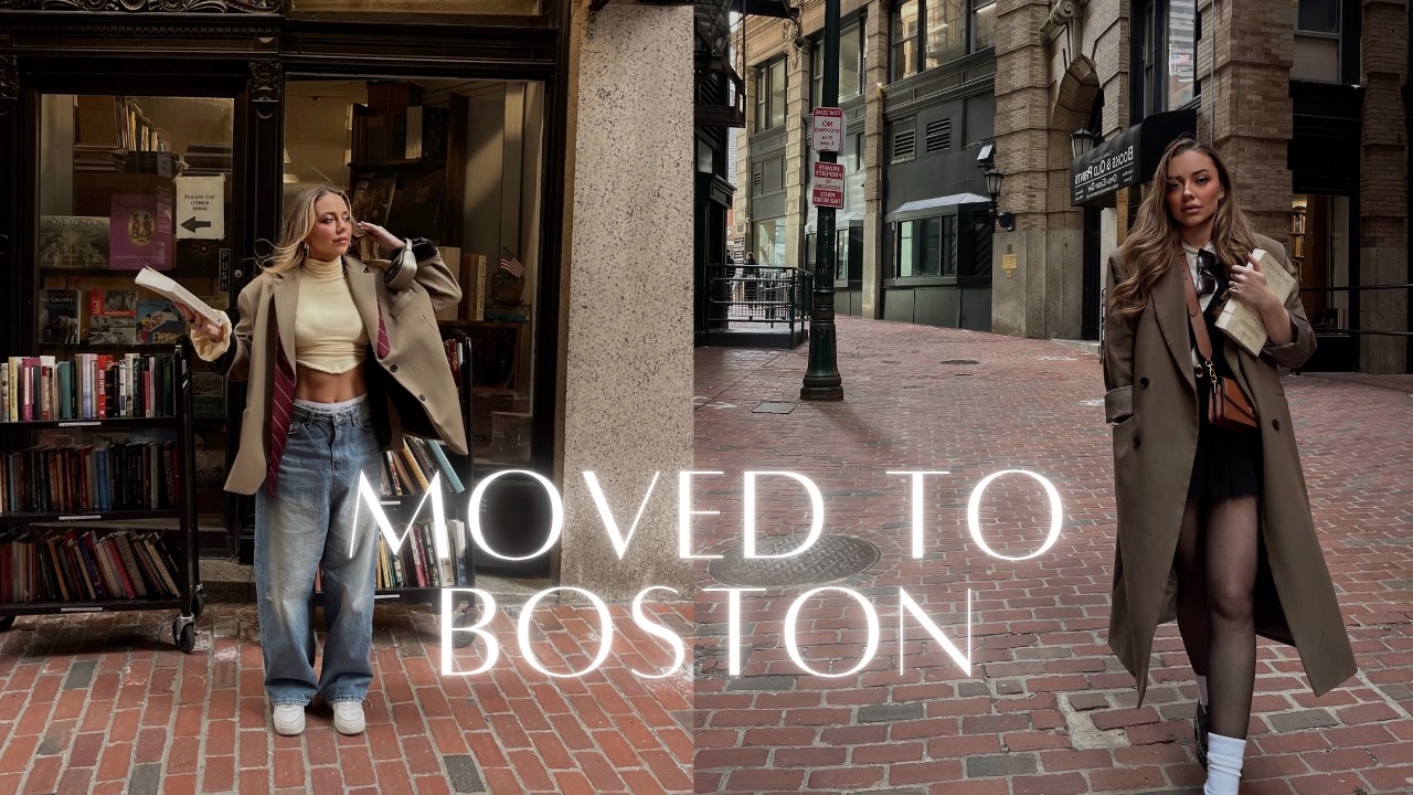 Moving to Boston: exploring boston, new gym, cozy book stores, girls night