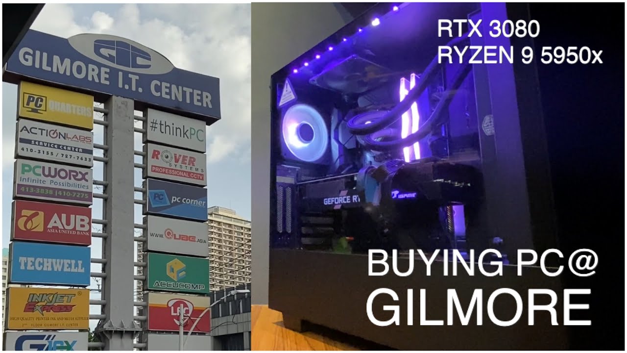 RTX 3080 + Ryzen 9 5950x | Buying Highend PC at GILMORE VLOG