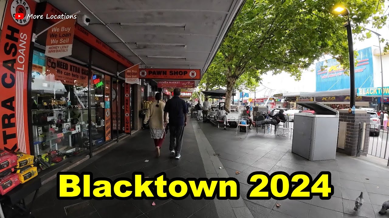 BLACKTOWN IN THE AFTERNOON - Sydney Australia 2024 Walking Tour