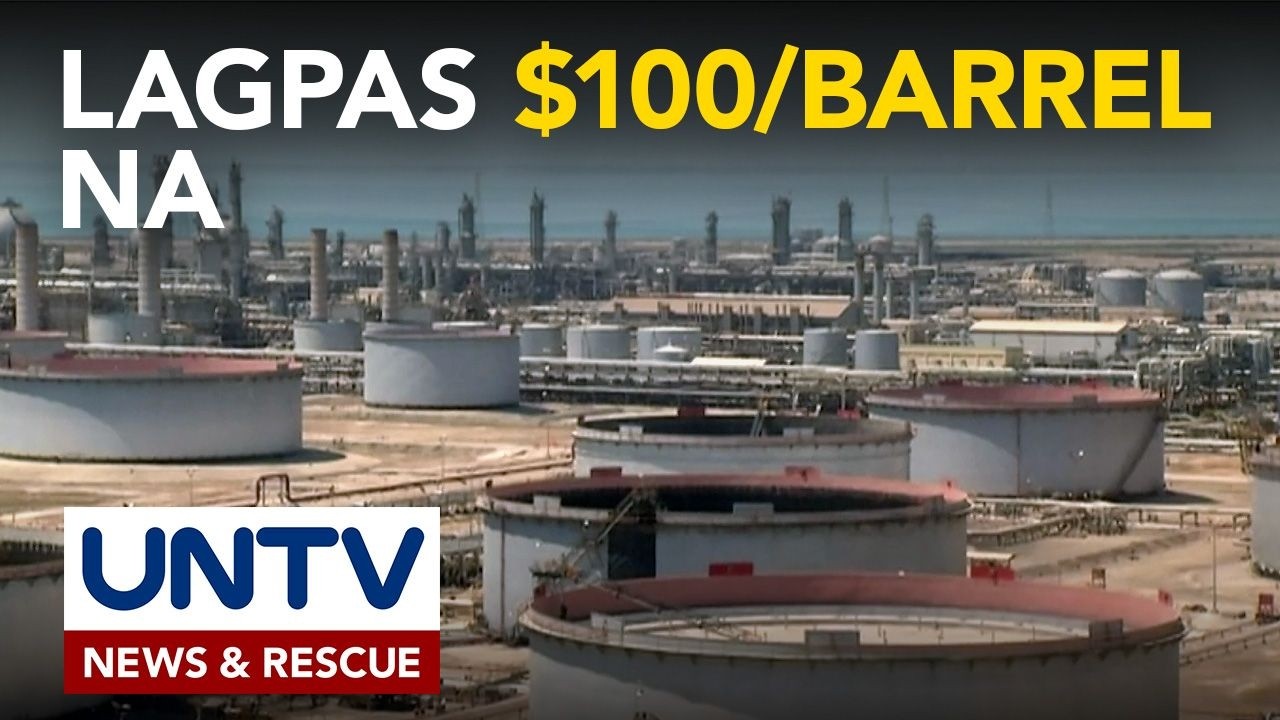 Presyo ng langis, lumagpas na sa $100 per barrel kasunod ng tumitinding digmaan sa Middle East