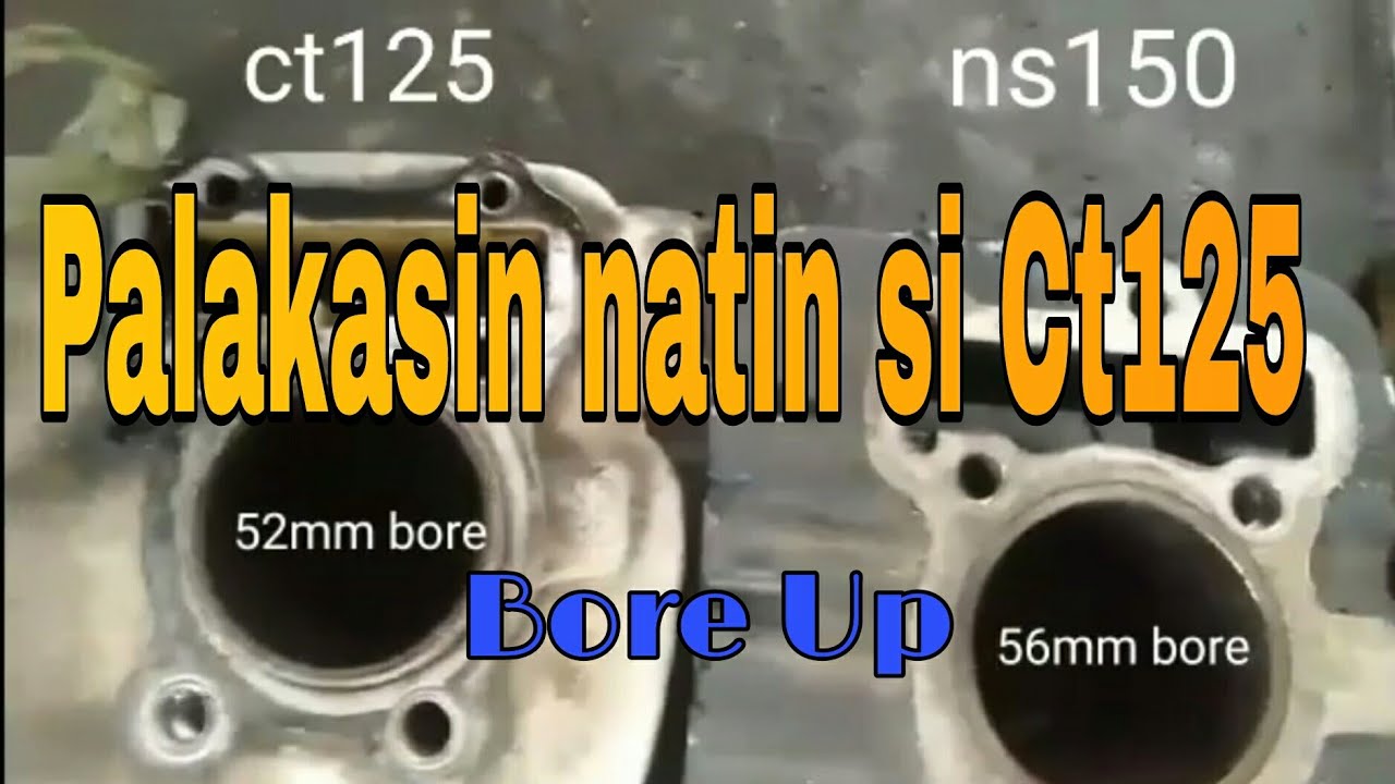 Bajaj Ct125 convert to Ns150 at boxer Ct150 block at head assembly