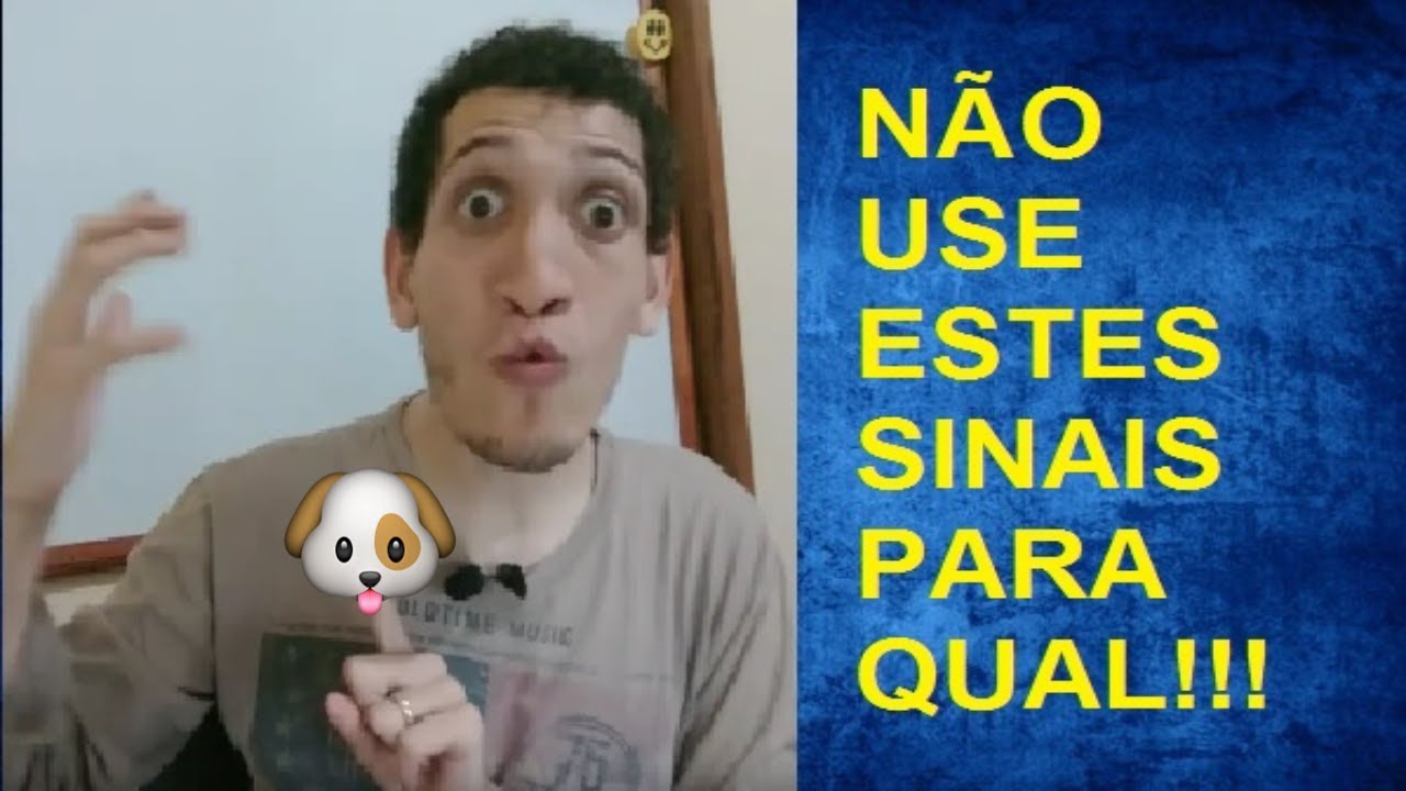 Não use os 3 sinais de qual em libras - entenda PQ?!