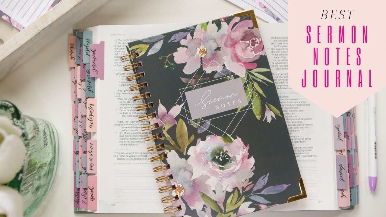 Sermon Notes Journal | Church Notes Journal
