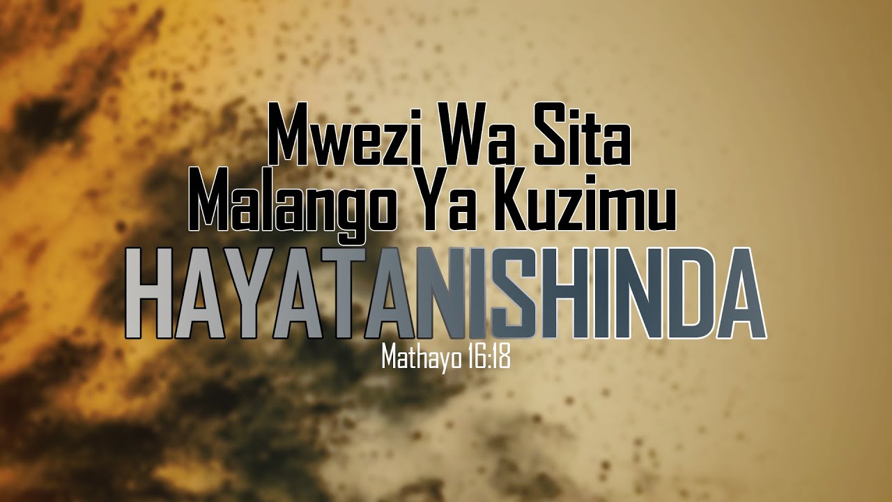 MWEZI WA SITA | MALANGO YA KUZIMU HAYATANISHINDA | 31 May, 2025 | Mhubiri: Benjamin Abel