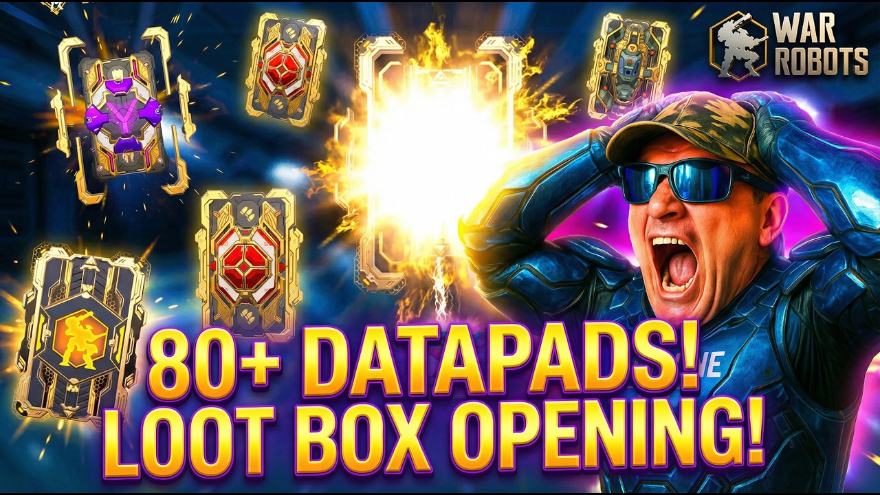 WAR ROBOTS ULTIMATE LEO HUNT: 80+ GIGANTIC DATAPADS OPENING!