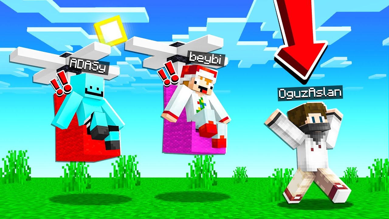HELİKOPTERLERDEN KAÇIŞ - Minecraft Kaçış