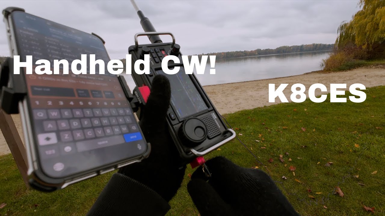 Pedestrian Portable With The Xiegu X6200! CW POTA Activation