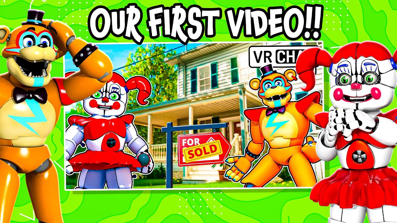Reacting to OUR OLD VIDEOS with Glamrock Freddy and Circus Baby