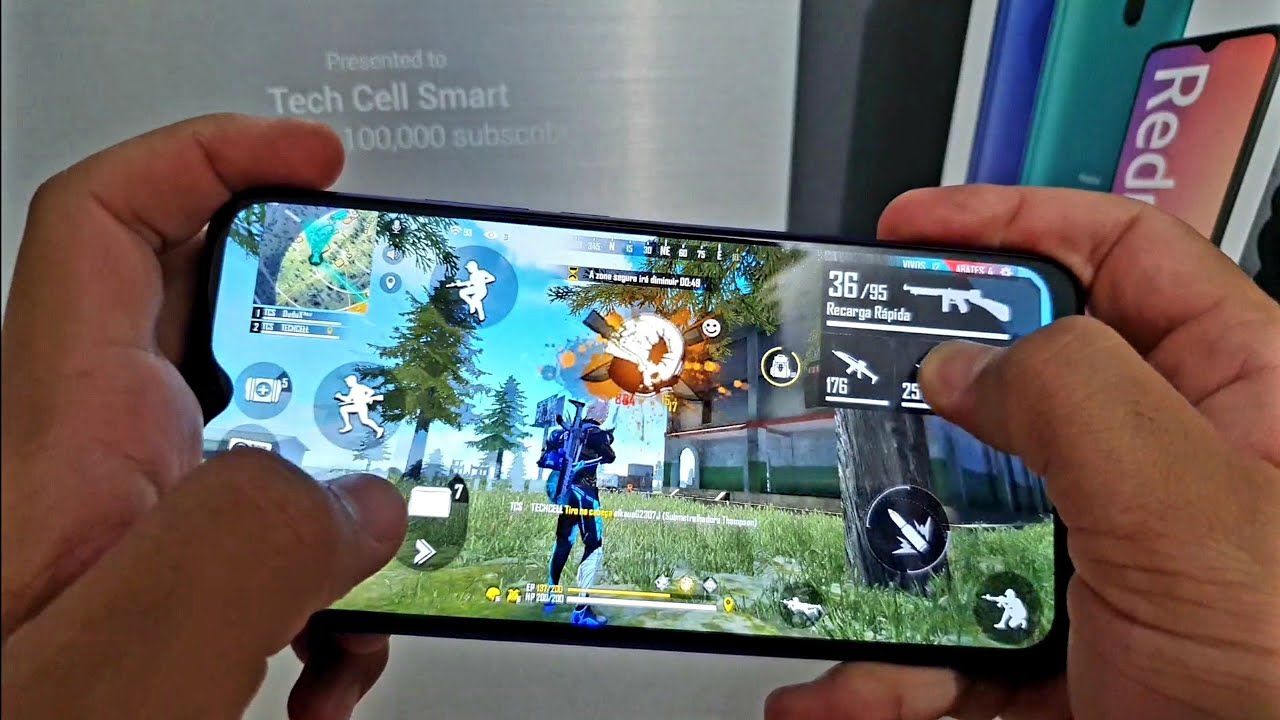 REDMI 9 FREE FIRE RANKEADA ULTRA ALTA RESOLUÇÃO 60FPS