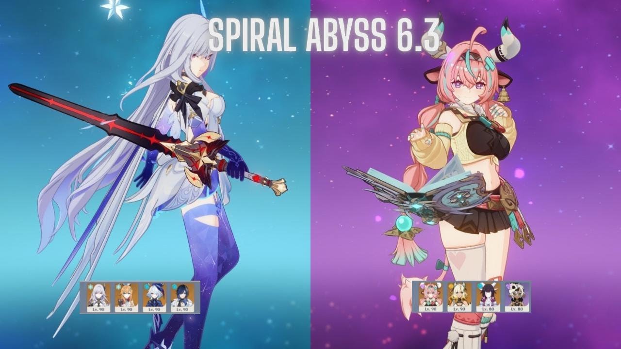C0 Skirk Freeze & C2 Varesa Lunar-Charged | Spiral Abyss 6.3 | Genshin Impact