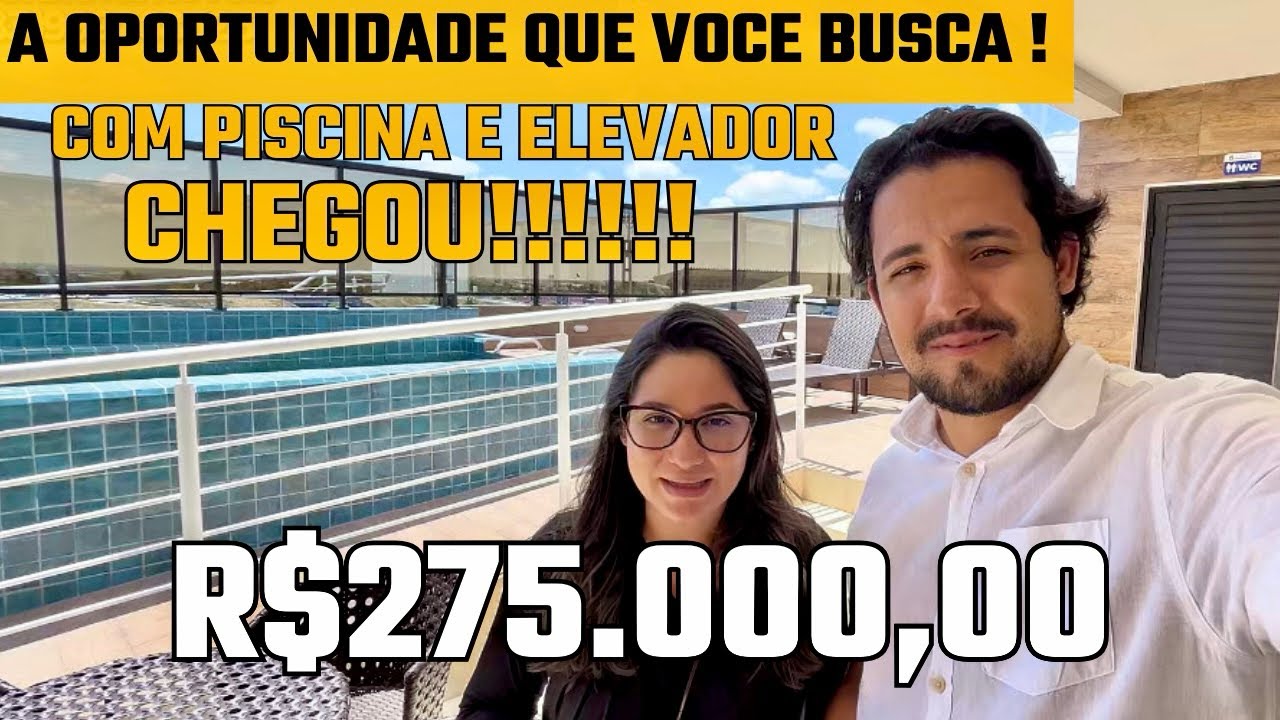 😱R$275.000,00😱 APARTAMENTO COM 2 QUARTOS COM PISCINA E ELEVADOR NO BAIRRO DO CRISTO EM JOÃO PESSOA. 