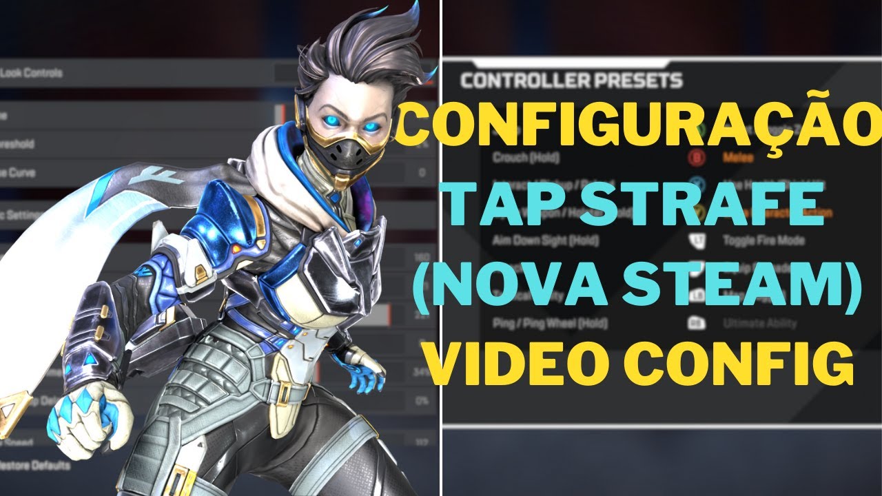 Como Usar Tap Strafe Na Steam + Video Config I Apex Legends