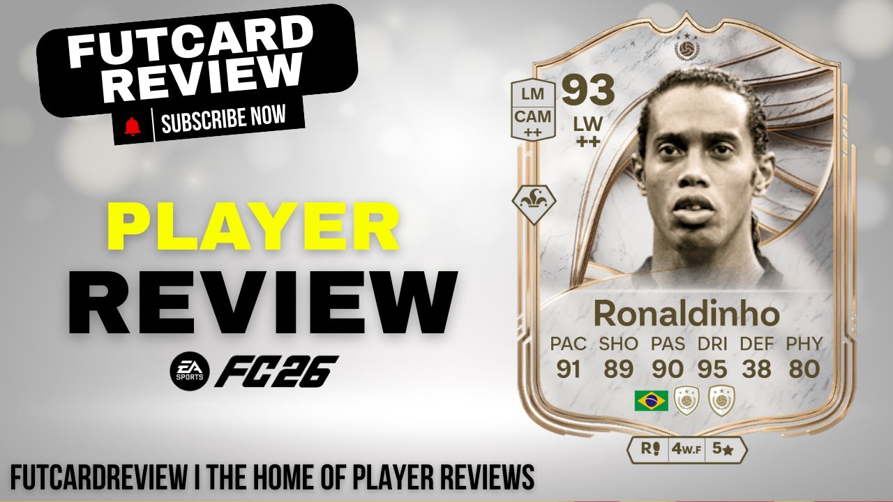 93 Ronaldinho Review in EA FC26 🔥 | 6 Million Coin Brazilian Legend – Still OP?