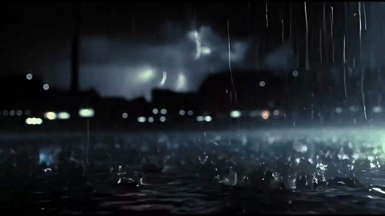Night Rainning Sounds for Sleeping | Intense Rainstorm on Tin Roof of Farmhouse