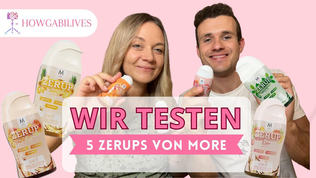 WIR TESTEN 5 ZERUPS VON MORE NUTRITION