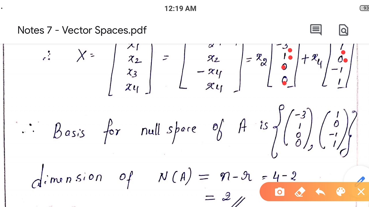 Problems on four fundamental subspaces - SS