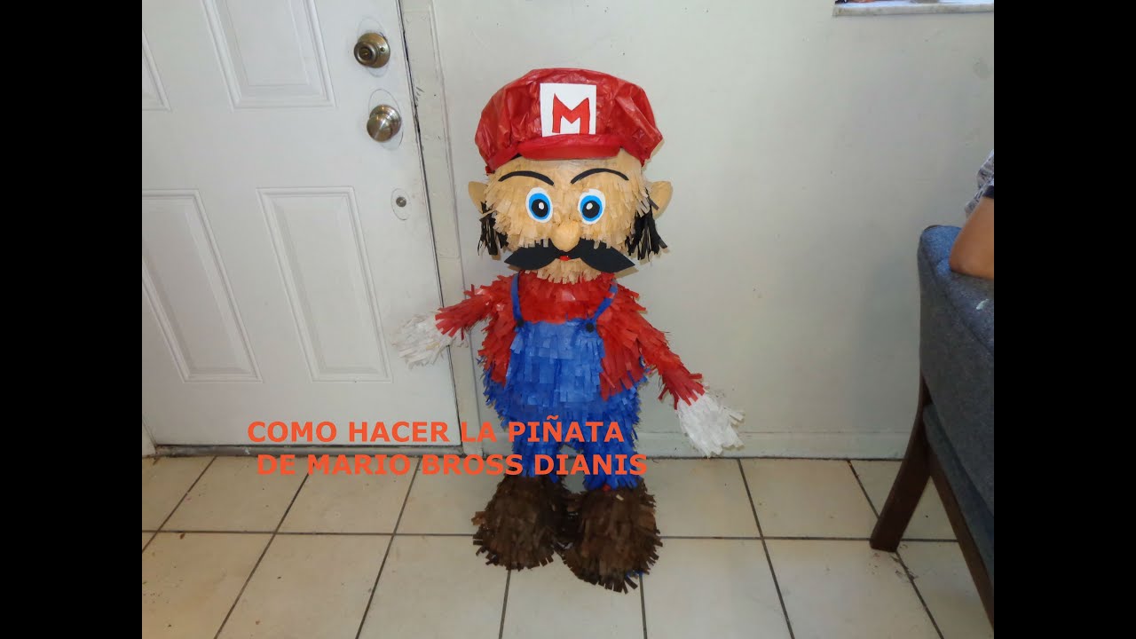 piñaya de mario bross , decoracion dianis