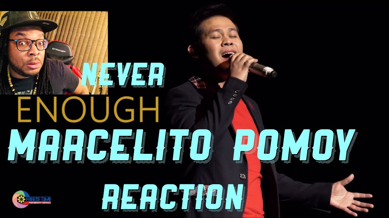 Marcelito Pomoy 'Never Enough'  One Magical Night Concert. (REACTION)
