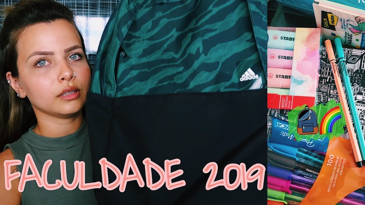 MATERIAL ESCOLAR - FACULDADE DE NUTRIÇÃO  2019