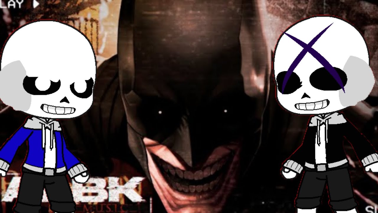 Undertale react ao rap olhos na escuridão | the Bat (Batman Analog Horror)Sans as Batman @ALBKMUSIC