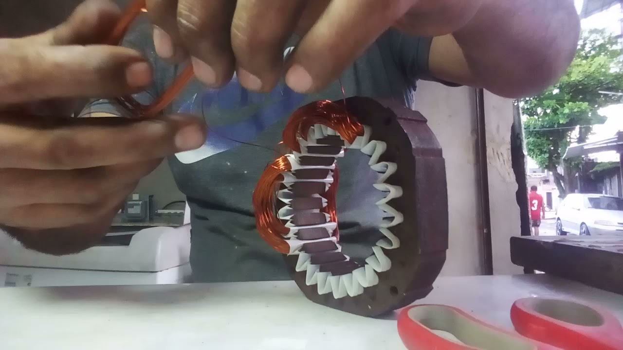 como rebobinar motor de máquina de lavar primeiros Passos