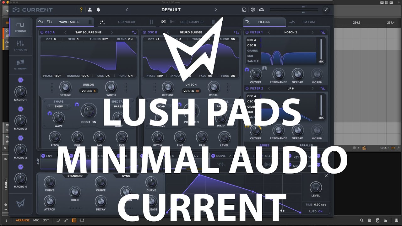 Lush pads in Minimal Audio - Current