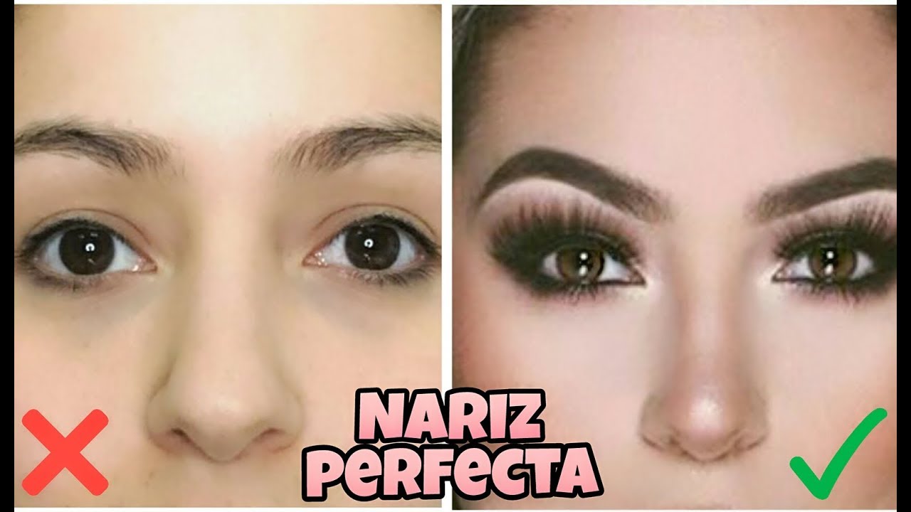 NARIZ PERFECTA EN MINUTOS | CIRUGÍA CON MAQUILLAJE | CONTORNO DE NARIZ PARA PRINCIPIANTES