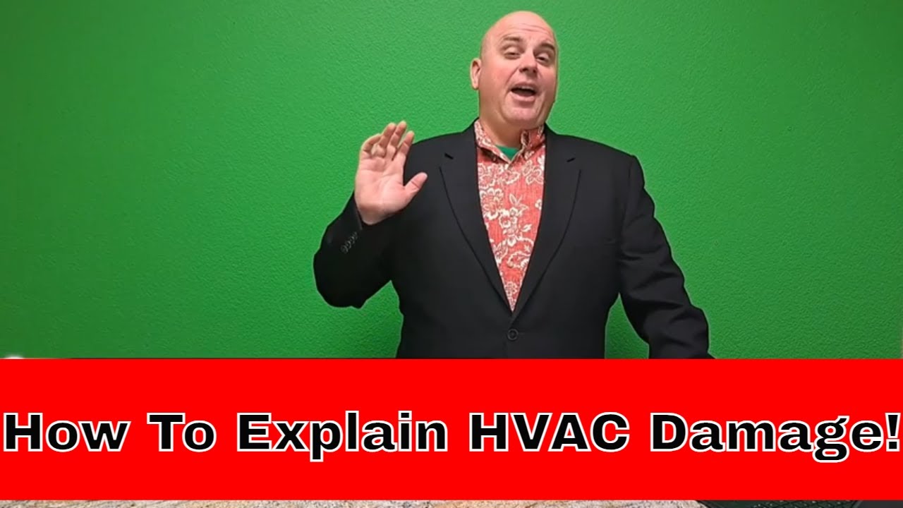 HVAC Technician Training - How To Explain HVAC Damage To Homeowners