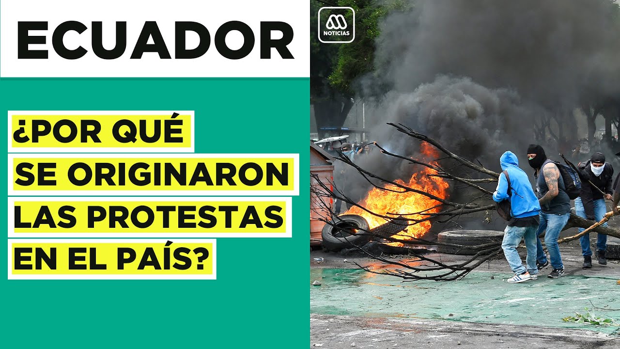 Protestas en Ecuador: &iquest;Por qu&eacute; se origin&oacute; el 