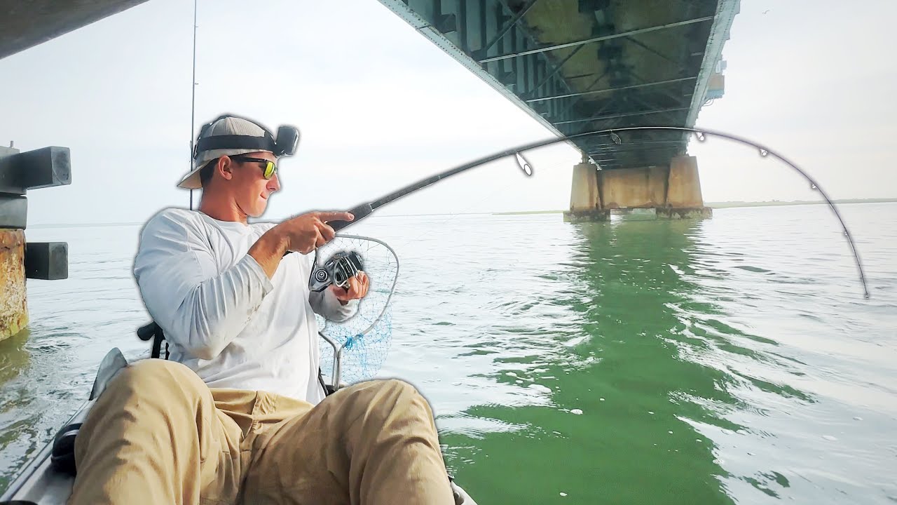 Kayak Fishing New Waters for an UNEXPECTED Bite!!! Bycatch Slam!