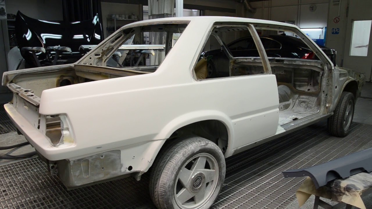 Volvo 780 Bertone Coupe  preparation works.