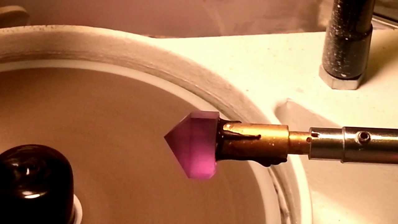 Cutting an Amethyst part 2