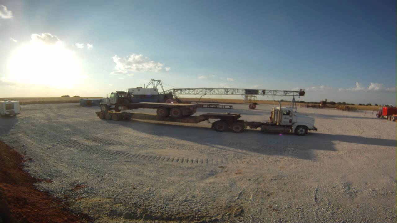 HIGH SPEED DRILLING RIG SET UP!