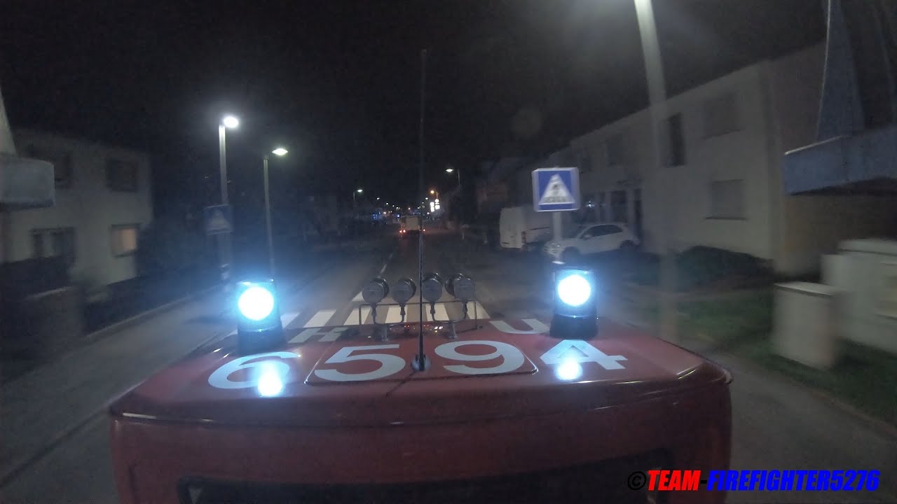 [Abschlussübung FF Klein-Auheim] Mitfahrt auf dem Gerätewagen-Licht der FF Hanau Mitte