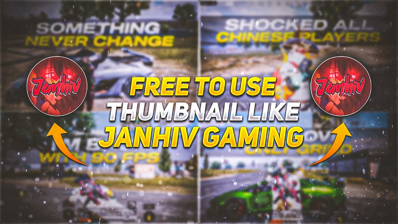 Free To Use BGMI Thumbnails | Free To Use Thumbnails for Montages | free to use thumbnail pack