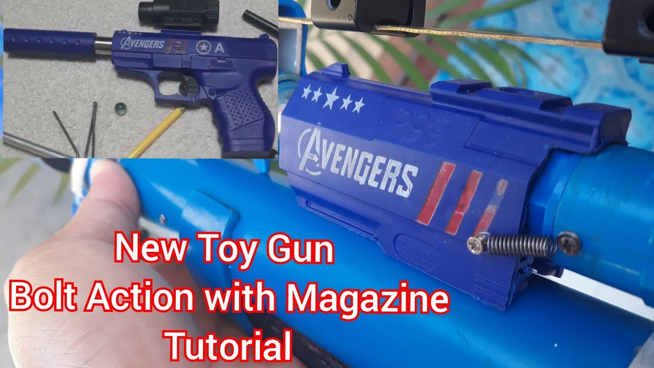 New Toy Gun Bolt Action with magazine Tutorial. for FX sniper Airsoft!😍😍😍😍 Jayson Bungay TV