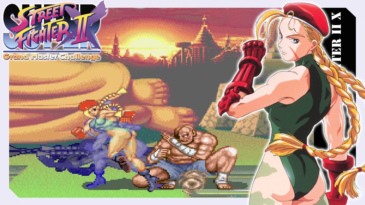 Super Street Fighter II Turbo - [PS1] Playthrough (Cammy)