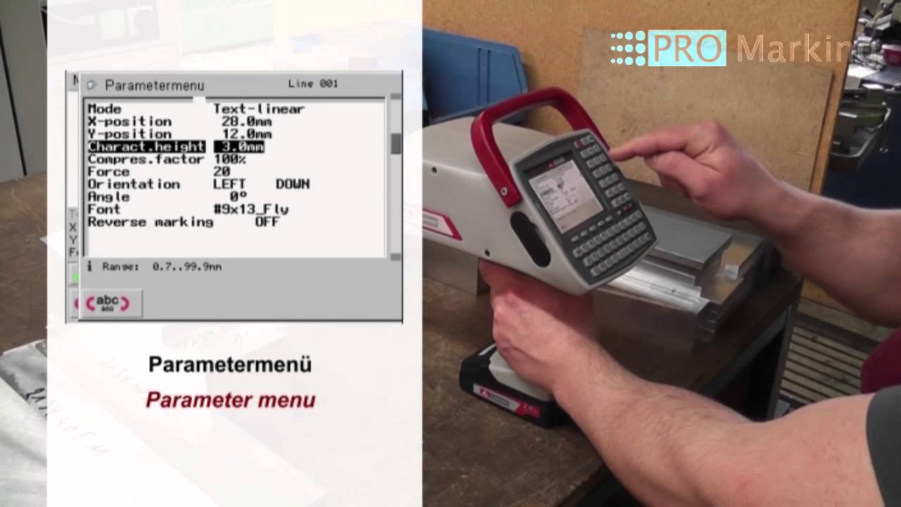 PROMARKING MARCADORA PORTATIL BATERIA FLYMARKER Mini