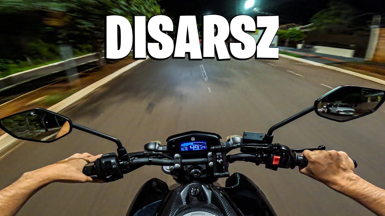 TESTANDO ESCAPE DISARSZ NA FZ15 2025