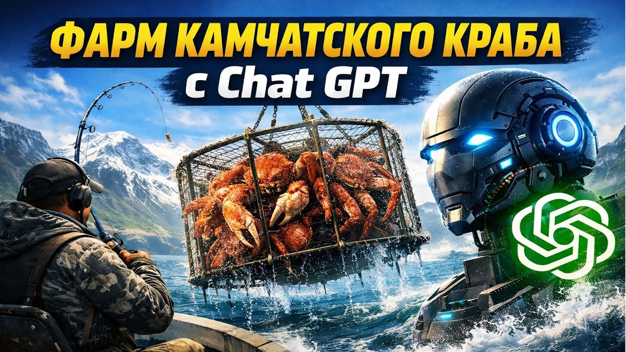 ФАРМ КАМЧАТСКОГО КРАБА с Chat GPT - Русская Рыбалка 4
