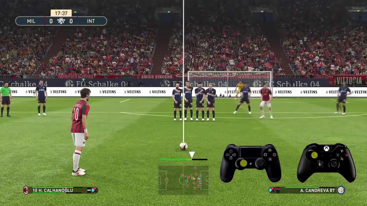Pes 2019 Frikikten Nasıl Gol Atılır - Ölü yaprak, Trivela, Falso...
