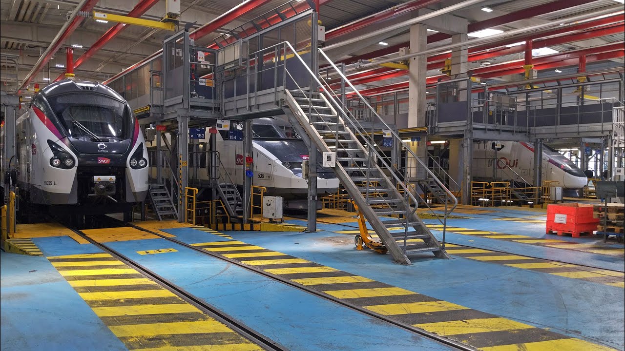 Visite du Technicentre Est Européen