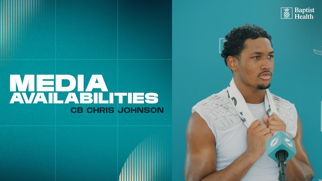 CB Chris Johnson meets with the media | Miami Dolphins