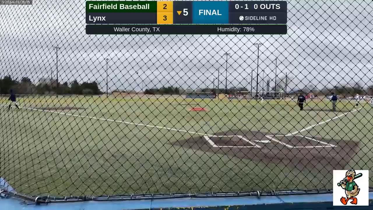Fairfield Baseball @ Lynx (2025.01.25)