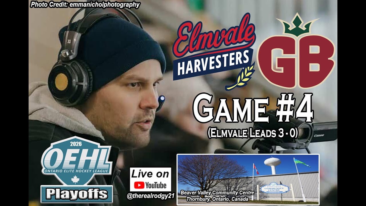 OEHL 2026 Playoffs - 1st Round - Game #4 - Elmvale Harvesters at Georgian Bay Applekings