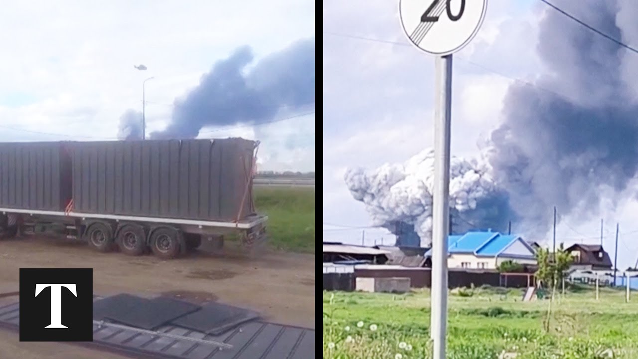 Moment Ukraine Launches Drone Attack on Russian Bombers