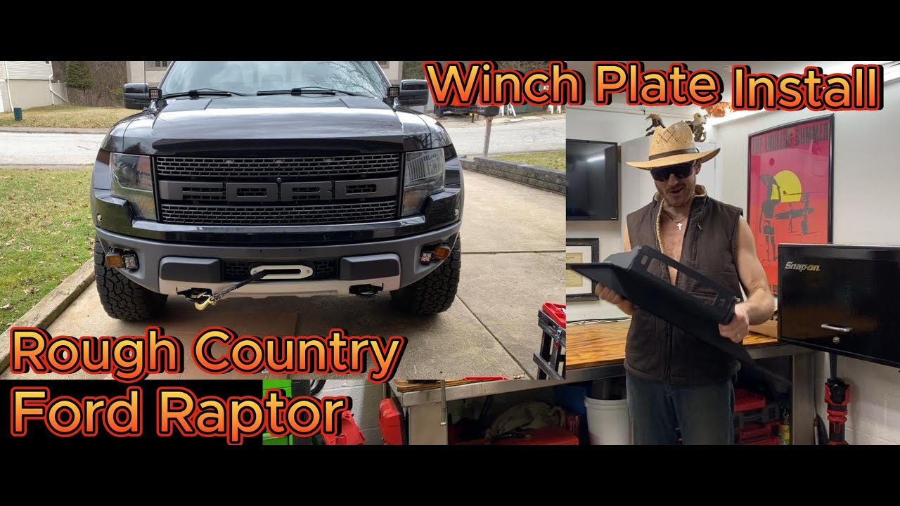 Ford Raptor Rough County Winch Mount Install