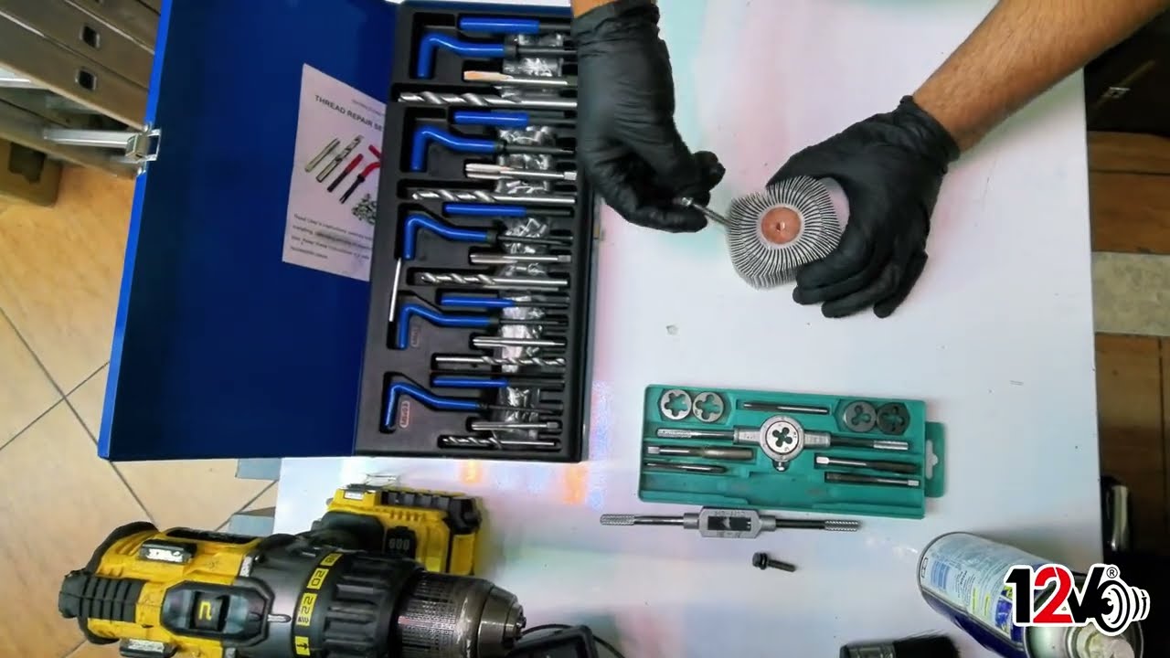 bozuk dişli nasıl düzeltilir (helicoil ile)
