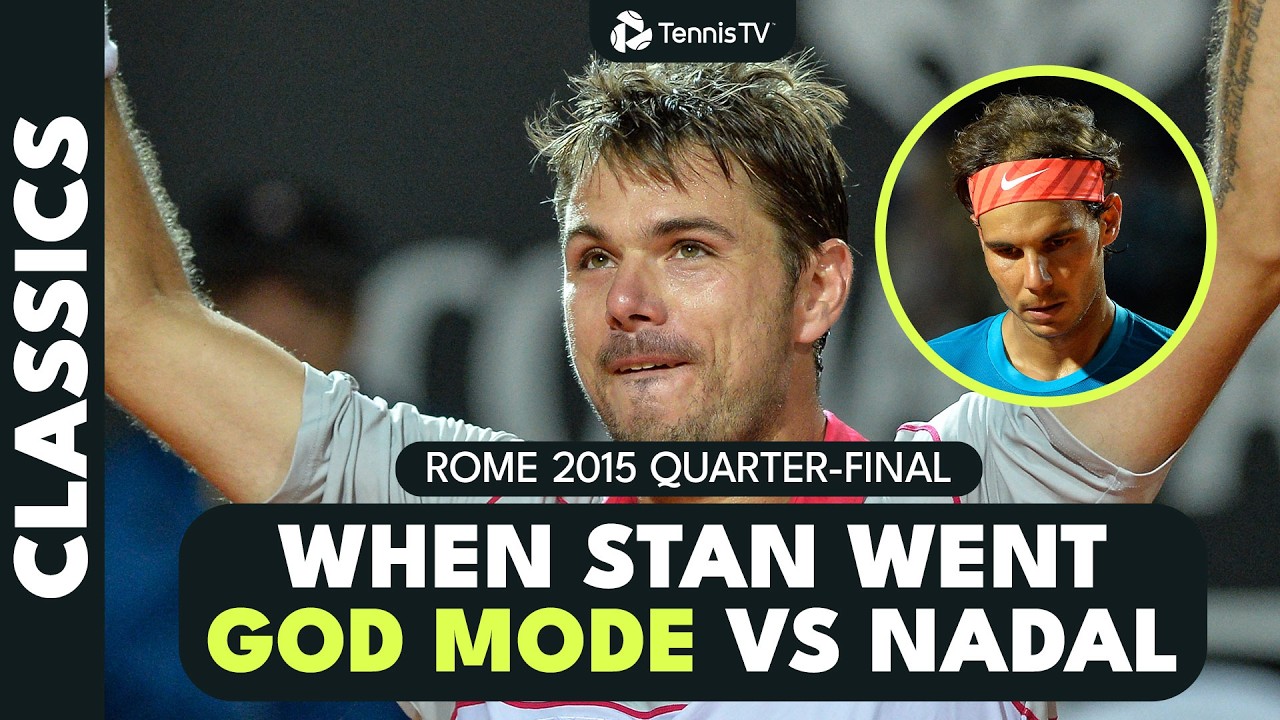 When Stan Wawrinka Dominated Rafael Nadal 😲 |  Rome 2015 Condensed Quarter-Final