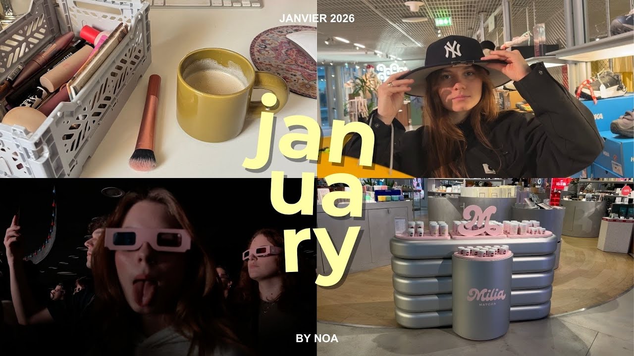 monthly vlog 🍵💐🍱 (paris, halsey, hair transition, hall, partiels...)
